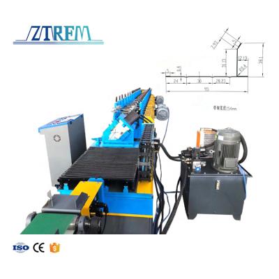 China Building Material Stores ZTRFM OEM ODM CUSTOMIZED USA F5 Fully Automatic Prepainted Steel T F5 Drip Edge Full Automatic Style Roll forming machine for sale