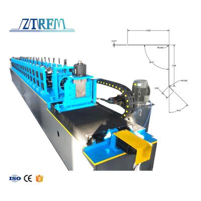 China Building Material Stores ZTRFM OEM ODM CUSTOMIZED USA Galvalume Steel 26 Full Automatic Prepainted Gauge Drip Edge Roll 90 degree forming machine for sale