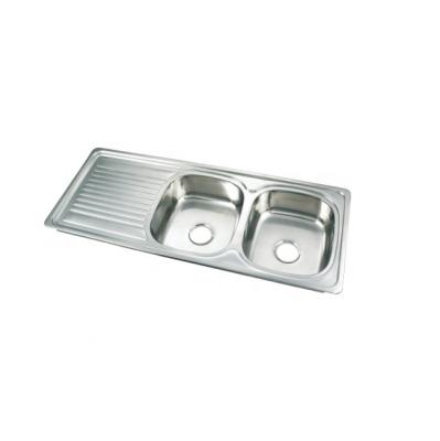 China Without Faucet High Quality 201/304 Stainless Steel Grade Best Selling Kitchen Sink For Dubai Market for sale