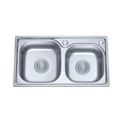 China Without Faucet 6838 Multifunctional Kitchen Sink Faucet Stainless Single Kitchen Sink Cheap Kitchen Sinks for sale