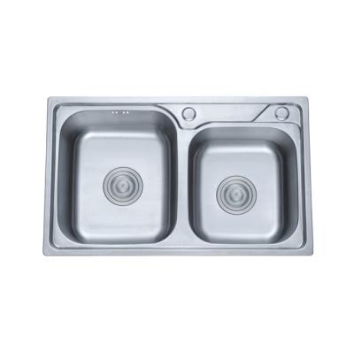 China Without Faucet 6942 Beautiful Design Kitchen Sink Price OEM Manufacture Stainless Steel Modern Cheap Kitchen Sink for sale