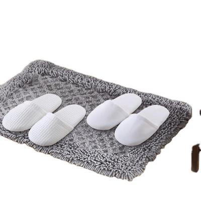 China OEM / ODM Modern Velvet Soft Pile Custom Slippers For Hotels Disposable for sale