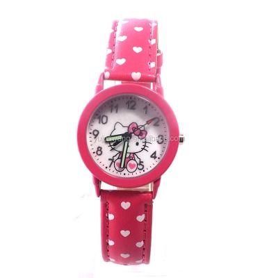 China 2021 Quartz Jam Tangan Anak Gift Leather Strap Alloy Quartz Watch Montre Enfant Cartoom Face Children Watches Kid for sale