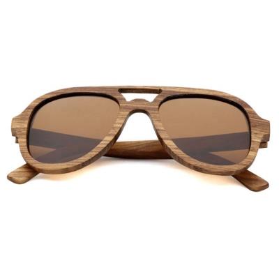 China 2019 Stylish Polarized Wooden Sunglasses Color Film Nature Wood Sunglasses for sale