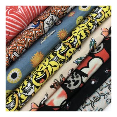 China Anti pill make to order morden style china textile printed custom plain Eco viscous rayon woven soft fabric for sale