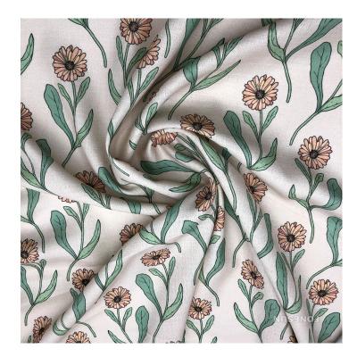 China Digital memory customer printed 100% poly rather polyester canvas imitation feeling tela fabric for sale