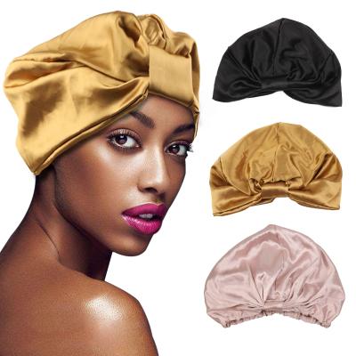 China 2020 New Customized Designer Striped Sleep Hoods Bonnets And Durags Hair Accessories For Women for sale