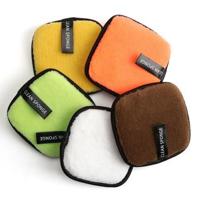 China Wholesale Custom New Design Flannel Makeup Remover Washable Reusable Soft Pads for sale