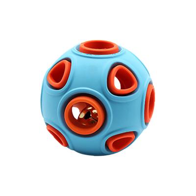 China Manufacturer Supply Multifunctional Pet Toy High Bounce Hollow Rubber Viable Dog Ball for sale