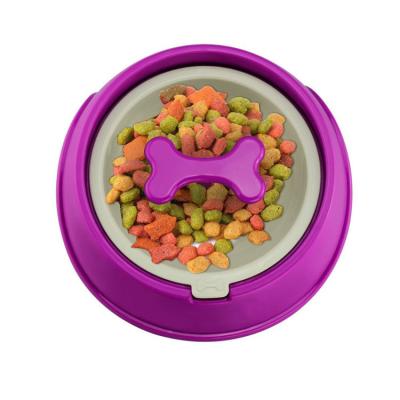 China New Design Sustainable Eco Friendly Dog Slow Feeder Multifuncional Pet Slow Feeder Bowl for sale