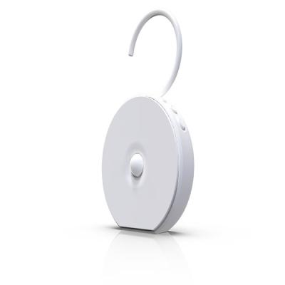 China Eco-friendly Micro USB Rechargeable Port Multifunctional Smart Night Light Lamp With Hook For Wardrobe for sale