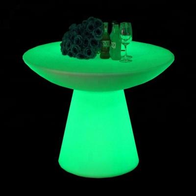 China Modern Glowing Cocktail Table Led / Lighted Cocktail Tables / Unfolded Cocktail Table For Bar , Party Ects for sale