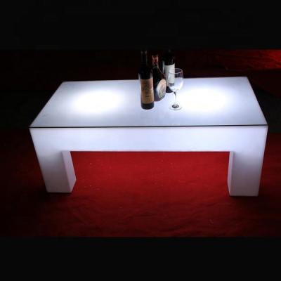 China modern CE&ROHS approved luminous led bar table led table lamp / led square table for sale