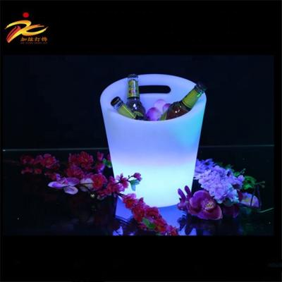 China Sustainable LED Battery Ice Bucket With Handle Wholesale for sale