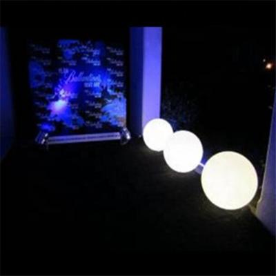 China Hotel IP68 Plastic Rechargeable Waterproof Color Changing Led Balloon Light / Plastic RGB Led Ball / Rechargeable RGB Led Ball for sale