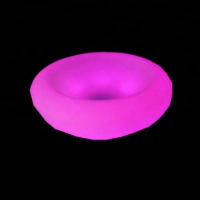 China Fashionable Sustainable Light Up Led Serving Tray / Plastic Dry Fruit Tray for sale