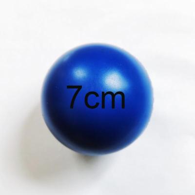 China Diameter 7 Cm Round Ball Stress Release Compression Toy Ball Eco-friendly PU Material Stress Ball for sale