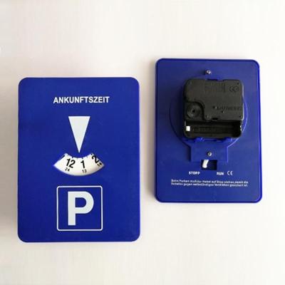 China Practical Car Gift Parking Disc Promotion Give Away European Parking Disc Blue Automatic Car Parking Timing Disc for sale