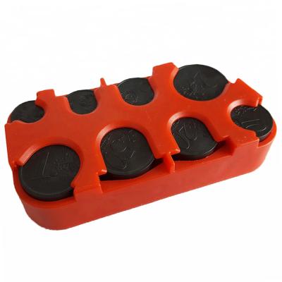 China Popular Plastic Storage Box Euro Coins Holder And Dispenser In Different Color for sale