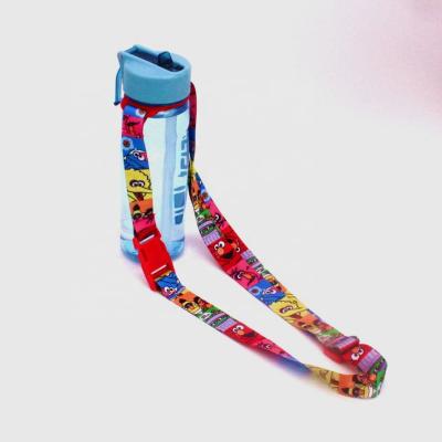 China Washable Colorful Custom Printing Adjustable Retractable Cup Holder Neck Lanyard for sale