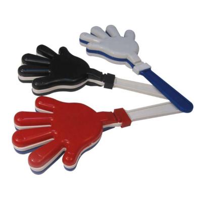 China Noise Maker OEM Logo Sports Fans Cheering Toy PP Plastic Noise Maker Hand Clapper for sale