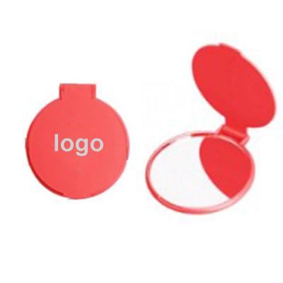 China Cheap Give Away Promotional Beauty Event Give Away Gift Pocket Mirror Plastic Case Small Round Makeup Mirror for sale