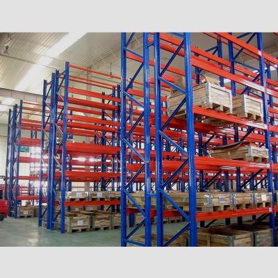 China Corrosion Protection Warehouse Racking System Assemble Heavy Duty Adjustable High Density Selective Storage Metal Warehouse Pallet Racking for sale