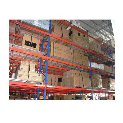 China Industrial Storage Rack Warehouse Rack Adjustable High Density Metal Shelving Heavy Duty Corrosion Protection Solution Racking for sale