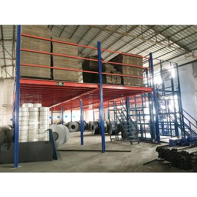 China Wholesale Corrosion Protection Custom Warehouse Storage Metal Rack Supported Mezzanine Floor Racking System for sale