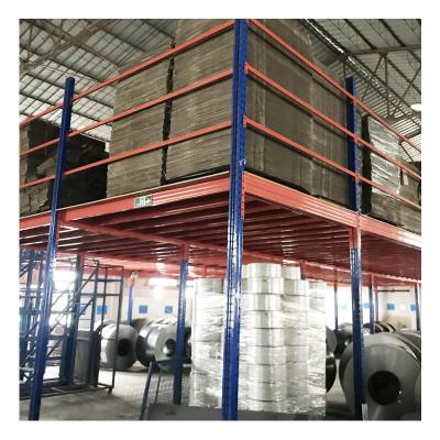 China Corrosion Protection Factory Workshop Metal Storage Shelves Warehouse Mezzanine Floor Racking System Warehouse Storage Shelf for sale