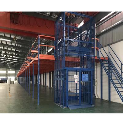 China Adjustable Corrosion Protection Mezzanine Shelving Steel Warehouse Shelving Steel Mezzanine Warehouse Storage Mezzanine Shelving for sale