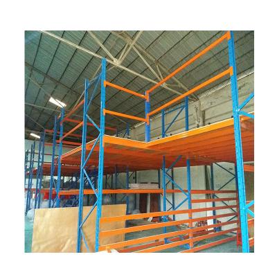 China Industrial Corrosion Protection Storage Shelf Warehouse Storage Solutions 1 Floor Steel Structure Heavy Duty Mezzanine Racks Industrial for sale