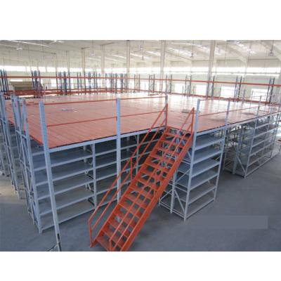 China Corrosion Protection Rack Warehouse Heavy Duty Metal Attic Floor Support Floor Support Multilevel Mezzanine Platform 1 for sale