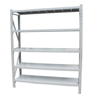 China Heavy Duty Corrosion Protection Warehouse Racking System Factory 500 Kg Loading Powder Coating Adjustable Storage Longspan Steel Shelving for sale