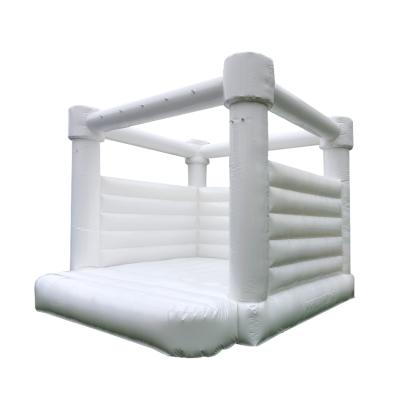 China Wedding White Inflatable House Bouncer House Bouncy Commercial for sale