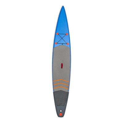 China Drop Stitch Customized Team Sup Inflatable Board Professional Racing Surfboard for sale