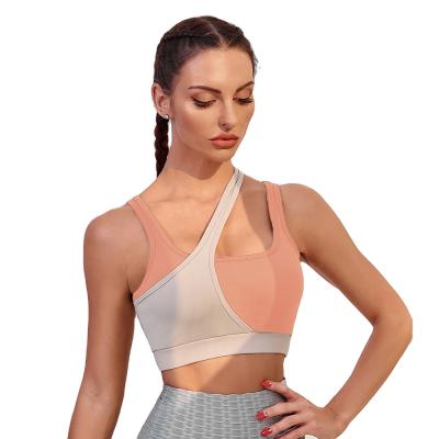 China Breathable Fashionable Yoga Sports Fitness Women Stretch Cavity Cool Fit Sports Bra for sale