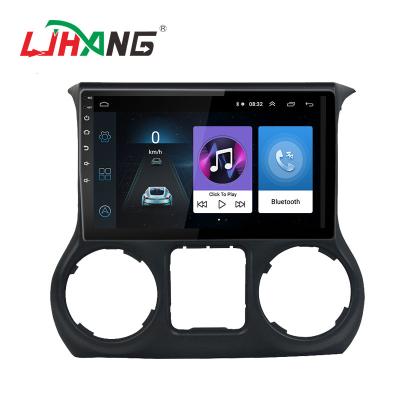 China LJHANG Touch Screen Android Car DVD Player Gps Navigation 10.0 For Jeep Wrangler 3 JK Multimedia System Stereo Video Audio Radio Wrangler JK for sale