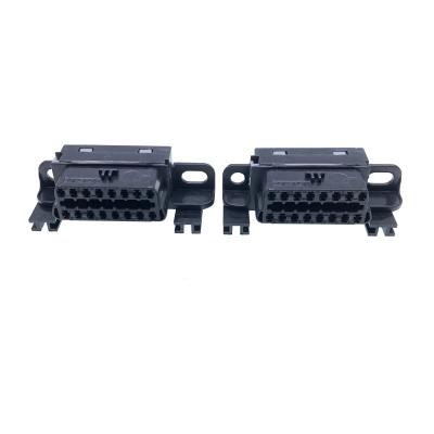 China Automotive aotai diagnostic female obd2 connector for BMW 16 pin obdii connector for sale