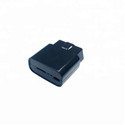 China All Cars Have Right Angle OBD Plug Black OBDII Connector Screw Does Not Type To OBDII Plastic Case for sale