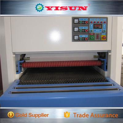 China R-RP1000 Wide Machinery Double Head Wide Belt Sander / Sanding Machine for sale