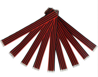 China Electronic 2468 red and black cable 22AWG 6P 8P double XH2.54 plug custom ribbon cable for sale