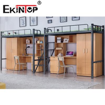 China Strong Hot Sale Popular Students Ekintop Frame Double Bunk Bed for sale