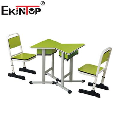 China High Quality Hot Selling High Quality School Furniture School Student Desk Ekintop Study Desk Table and Chairs for College Student for sale