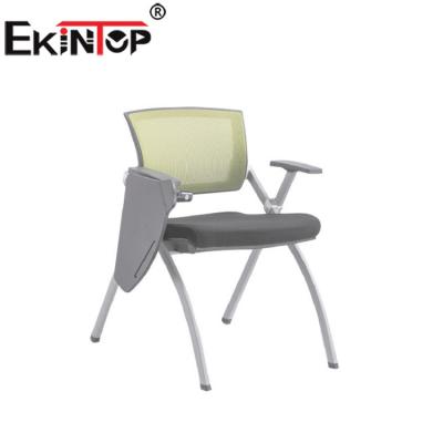 China School Furniture School Single Student Chair Ekintop Multifunctional Comfortable Student Chair with plastic weiting pad for sale