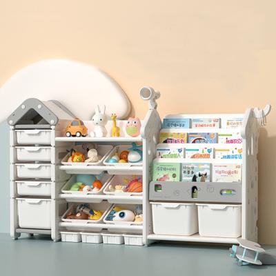 China Ekintop Modern Child's Cabinets Modern Child's Furniture Drawer Toy Basket Storage Car Kids Room Storage for sale