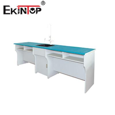 China Ekintop Traditional High Quality Lab Furniture Work Bench Chemistry And Physics Lab Table With Sink Lab Bench Furniture for sale