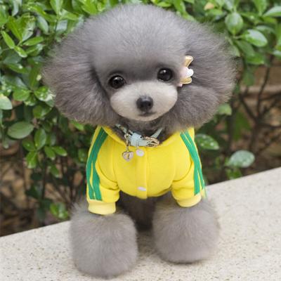 China Wholesale DIY Cheap Stocked 100% Cotton Pet Clothes Comfortable Cartoon Cotton Dog Vest With Spring And Summer for sale