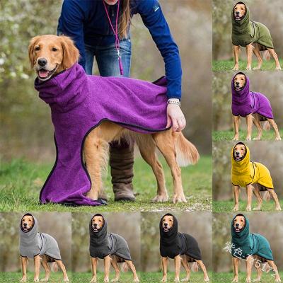 China Stocked Winter Pet Clothes Fleece Thickened Warm Luxury Pet Clothes For Dogs for sale