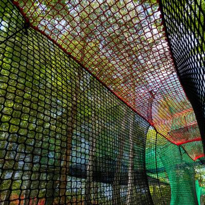 China Kids Playing Playground Nylon Knitted Net Climbing Spider Web Crocheted Indoor Playground Netting for sale